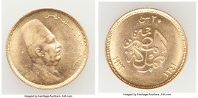 Fuad I gold 20 Piastres AH 1341 (1923) UNC, British Royal mint, KM339. One year type. 14.4mm. 1.69gm.

HID09801242017

© 2020 Heritage Auctions | ...