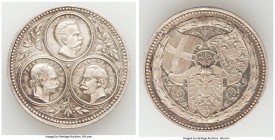 Wilhelm II silver "Triple Alliance" Medal ND AU, 28.2mm. 12.03gm. Alliance between Italy, Austria and Germany. From the Amsterdam Collection

HID098...