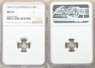 Ferdinand VII 1/4 Real 1821-G MS67 NGC, Nueva Guatemala mint, KM72. Reflective fields frosted devices. 

HID09801242017

© 2020 Heritage Auctions ...