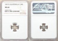 Ferdinand VII 1/4 Real 1821-G MS66 NGC, Nueva Guatemala mint, KM72. Full strike flashy surfaces.

HID09801242017

© 2020 Heritage Auctions | All R...