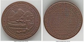 Republic bronze "Trans-Andes Railway" Medal 1870 XF, Fonrobert-9200 var. (in silver). 50.2mm. 62.38gm. From the Amsterdam Collection

HID09801242017...