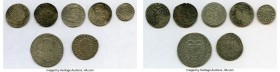 7-Piece Lot of Uncertified Assorted Issues, 1) Hungary: Wladislaus II Denar 1503 - XF, Kremnitz mint. 15.2mm. 0.60gm 2) Austria: Leopold I 3 Kreuzer 1...
