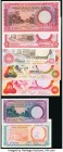 Nigeria Group Lot of 11 Examples Very Fine-Crisp Uncirculated. Pinholes on the 5 Naira; annotation on the 5 Shillings 

HID09801242017

© 2020 Heritag...