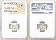 MACEDONIAN KINGDOM. Alexander III the Great (336-323 BC). AR drachm (17mm, 11h). NGC XF. Early posthumous issue of Magnesia ad Maeandrum, ca. 319-305 ...