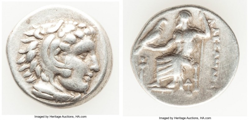 MACEDONIAN KINGDOM. Alexander III the Great (336-323 BC). AR drachm (18mm, 4.26 ...