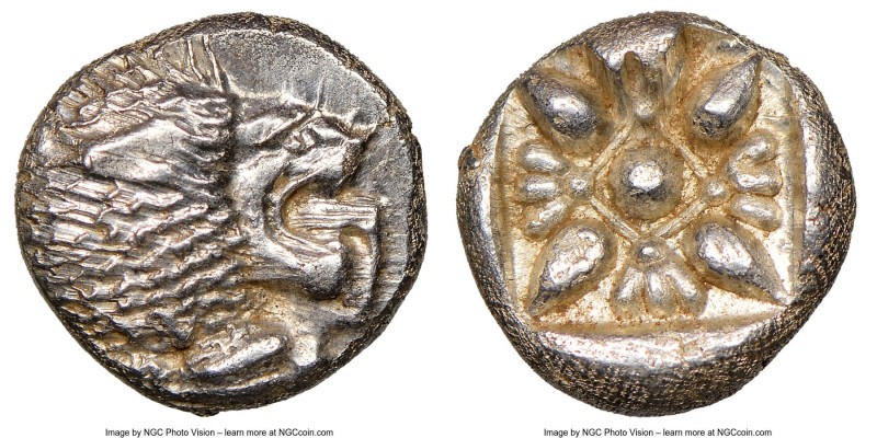 IONIA. Miletus. Ca. late 6th-5th centuries BC. AR 1/12 stater or obol (9mm, 1.20...