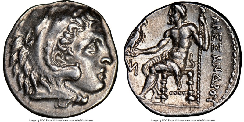 IONIA. Miletus. Ca. early 3rd century BC. AR drachm (18mm, 4h). NGC AU. Posthumo...