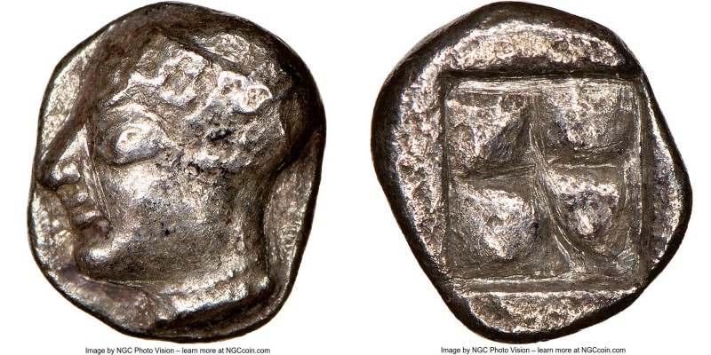 IONIA. Phocaea. Ca. late 6th-early 5th centuries BC. AR diobol or hemidrachm (10...