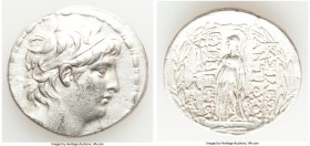 SELEUCID KINGDOM. Antiochus VII Euergetes (Sidetes) (138-129 BC). AR tetradrachm (31mm, 16.78 gm, 1h). Choice VF. Posthumous issue under Cappadocia. D...