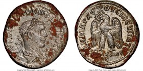 SYRIA. Antioch. Philip II, as Augustus (AD 247-249). BI tetradrachm (27mm, 12.88 gm, 5h). NGC MS 5/5 - 2/5. AD 249. AYTOK K M IOYΛI ΦIΛIΠΠOC CЄB, laur...