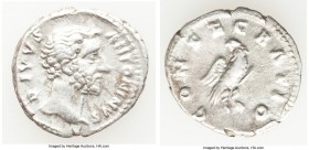 Divus Antoninus Pius (AD 138-161). AR denarius (19mm, 3.26 gm, 12h). VF. Rome, AD 161. DIVVS ANTONINVS, bare head of Divus Antoninus Pius right / CONS...