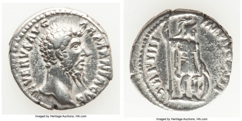 Lucius Verus (AD 161-169). AR denarius (18mm, 3.41 gm, 6h). About VF. Rome, Dece...