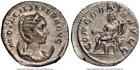 Otacilia Severa (AD 244-49). AR antoninianus (22mm, 4.20 gm, 12h). NGC MS 4/5 - 3/5. Rome. M OTACIL SEVERA AVG, draped bust of Otacilia Severa right o...