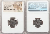 Constantine I the Great (AD 307-337). AE3 or BI nummus (19mm, 2.42 gm, 11h). NGC MS 5/5 - 3/5. Ticinum, 2nd officina, AD 325. CONSTAN-TINVS AVG, plain...