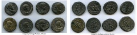ANCIENT LOTS. Roman Provincial. AD 3rd century. Lot of eight (8) BI tetradrachms. XF. Includes: BI tetradrachm (8), various rulers. Total eight (8) co...