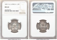 German Colony. Wilhelm II 1/2 Rupie 1891 MS64 NGC, KM4. Lowest mintage and first year of three year type. 

HID09801242017

© 2020 Heritage Auctio...
