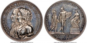 Prussia. Friedrich Wilhelm II silver "Son's Marriage" Medal 1793-Dated MS60 NGC, Marienburg-3300. By DF and FW Loos. Issued on the marriage of his son...