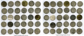 Seljuqs of Rum 30-Piece Lot of Uncertified Dirhams, Includes 30 coins of: Kayka'us II (1st Reign, AH 643-647 / AD 1245-1249) Dirhams (square on each s...