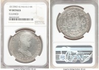 Ferdinand VII Pair of Certified 8 Reales NGC, 1) 8 Reales 1813 Mo-HJ - VF Details (Cleaned), Mexico City mint, KM111 2) 8 Reales 1809 Mo-TH - AU Detai...