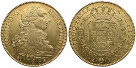 1788. Carlos III (1759-1788). Madrid. 8 escudos. M. A&C 687. Au. Muy bella. Pleno brillo original. EBC+ / SC-. Est.3000.