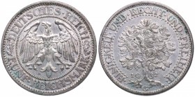 1932. Alemania. Weimar. 5 Reichsmarks. G. KM 56. Ag. 25,13 g. "Árbol". EBC+. Est.260.