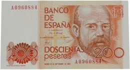 1980. Juan Carlos I (1975-2014). Madrid. 200 pesetas. SC. Est.10.