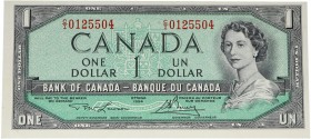 1954. Billetes Extranjeros. Canadá. 1 dólar. SC. Est.15.