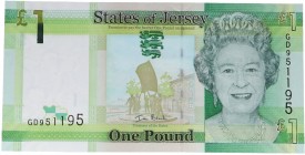 2010. Billetes Extranjeros. Jersey. 1 libra. SC. Est.15.