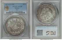 Republic 8 Reales 1879 Pi-MR AU50 PCGS, San Luis Potosi mint, KM377.12, DP-Pi67. Mottled toning.

HID09801242017

© 2020 Heritage Auctions | All Right...