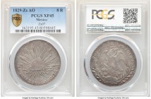 Republic 8 Reales 1829 Zs-AO XF45 PCGS, Zacatecas mint, KM377.13, DP-Zs07. Well-patinated with no serious flaws. 

HID09801242017

© 2020 Heritage Auc...