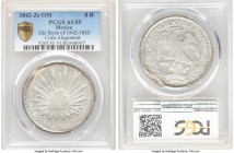 Republic 8 Reales 1842 Zs-OM AU55 PCGS, Zacatecas mint, KM377.13, DP-Zs22. Die style of 1842-1845. Coin alignment. 

HID09801242017

© 2020 Heritage A...
