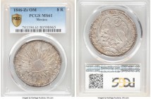 Republic 8 Reales 1846 Zs-OM MS61 PCGS, Zacatecas mint, KM377.13, DP-Zs26.

HID09801242017

© 2020 Heritage Auctions | All Rights Reserve
