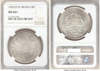 Republic 8 Reales 1892 Zs-FZ MS64+ NGC Zacatecas mint, KM377.13, DP-Zs78. An incredibly high grade for this usually unremarkably date, with just a sma...