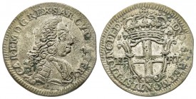 Carlo Emanuele III, Primo Periodo 1730-1755 
5 Soldi, II tipo, Torino, 1741, Mi 4 g.
Ref : MIR 935a, Sim.22, Biaggi 800
Conservation : TTB
