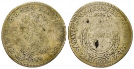 Carlo Emanuele III Secondo Periodo 1755-1773
Quarto di Scudo Nuovo, Torino, 1764, AG 8.40 g.
Ref : MIR 948j, Sim. 35/10, Biaggi 813i
Conservation : TB