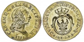 Carlo Emanuele III Secondo Periodo 1755-1773 
7.6 Soldi, Torino, 1758, Mi 4.25 g.
Ref : MIR 950d (R), Sim. 37/4, Biaggi 815c
Conservation : Superbe. R...