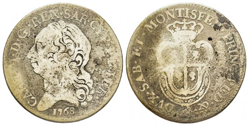 Carlo Emanuele III Secondo Periodo, Monetazione per la Sardegna 1755-1773
Quarto...