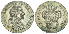 Vittorio Amedeo III 1773-1796 
20 Soldi, Torino, 1794, Mi 5.27 g.
Ref : MIR 990a, Biaggi 851a 
Conservation : TTB +
