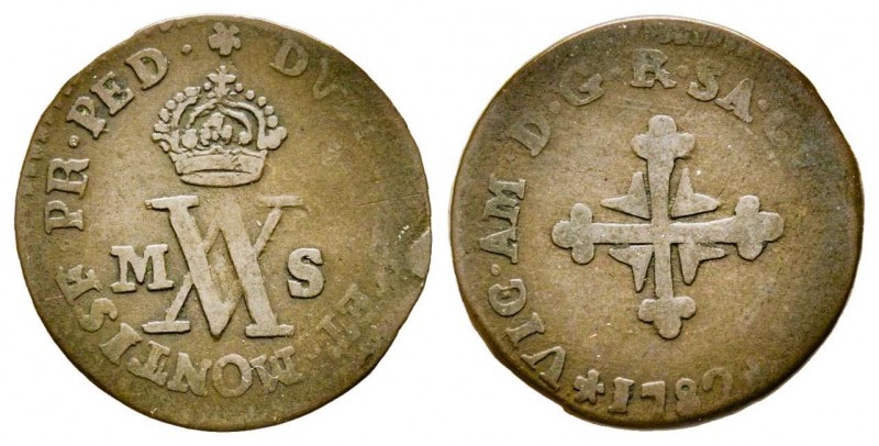 Vittorio Amedeo III 1773-1796 
Mezzo Soldo, Torino, 1782, Mi 1.65 g.
Ref : MIR 9...