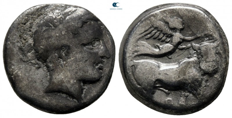 Campania. Neapolis 350-325 BC. 
Didrachm AR

18 mm., 6,98 g.



nearly ve...