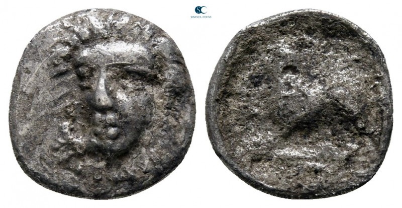 Campania. Phistelia circa 325-275 BC. 
Obol AR

11 mm., 0,50 g.



fine