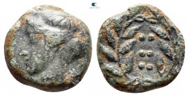 Sicily. Himera circa 420-408 BC. Hemilitron or Hexonkion Æ