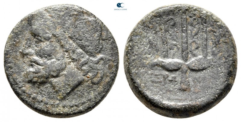 Sicily. Syracuse. Hieron II 275-215 BC. 
Bronze Æ

19 mm., 6,67 g.



nea...