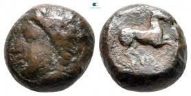 Sicily. Uncertain Punic mint circa 400-350 BC. Bronze Æ