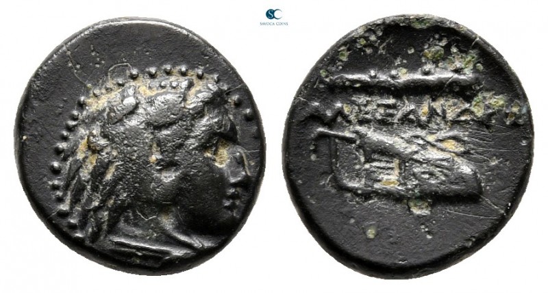 Kings of Macedon. Uncertain mint. Alexander III "the Great" 336-323 BC. 
1/4 Un...