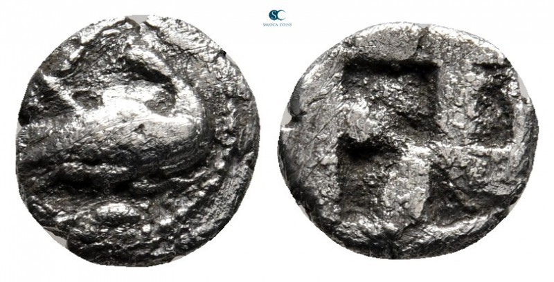 Macedon. Eion circa 460-400 BC. 
Trihemiobol AR

10 mm., 0,89 g.



nearl...