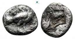 Macedon. Eion (?) circa 500-437 BC. Obol AR