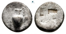Macedon. Terone circa 490-480 BC. 1/12 Stater AR