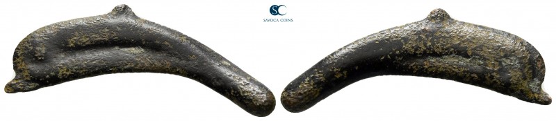 Scythia. Olbia circa 525-350 BC. 
Cast dolphin Æ

20 mm., 1,79 g.



very...