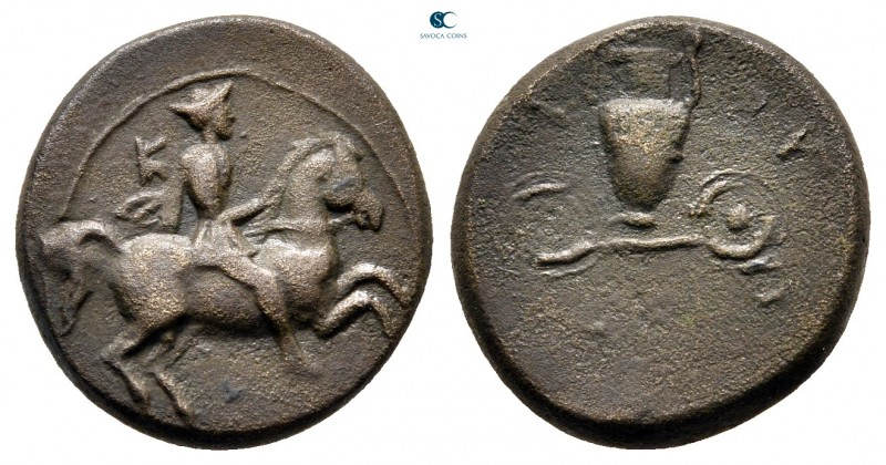 Thessaly. Krannon circa 350-300 BC. 
Bronze Æ

17 mm., 4,65 g.



very fi...